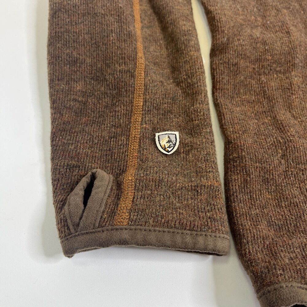 Kuhl Chianti Fleece 1/4 Zip Sweater Men’s M Wool Blend Hiking Outdoor - Picture 8 of 12